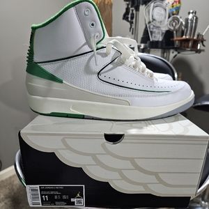 Air jordan 2 retro lucky green mens 11